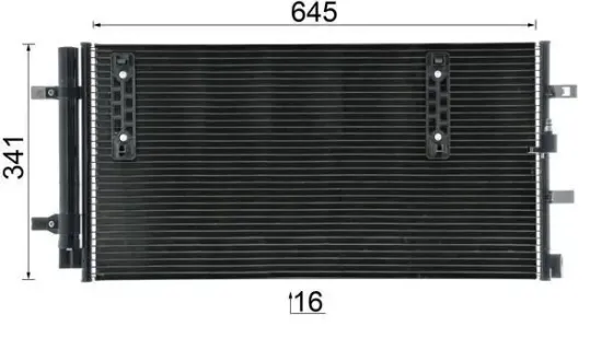 Kondensator, Klimaanlage MAHLE AC 457 000P Bild Kondensator, Klimaanlage MAHLE AC 457 000P