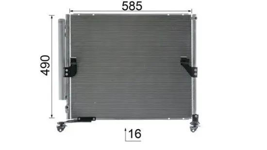 Kühler, Motorkühlung MAHLE CR 173 000S Bild Kühler, Motorkühlung MAHLE CR 173 000S