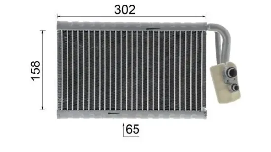 Verdampfer, Klimaanlage MAHLE AE 2 000P Bild Verdampfer, Klimaanlage MAHLE AE 2 000P