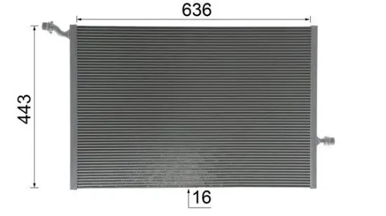 Niedertemperaturkühler, Ladeluftkühler MAHLE CIR 25 000P Bild Niedertemperaturkühler, Ladeluftkühler MAHLE CIR 25 000P