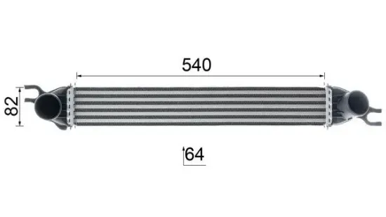 Ladeluftkühler MAHLE CI 188 000P Bild Ladeluftkühler MAHLE CI 188 000P