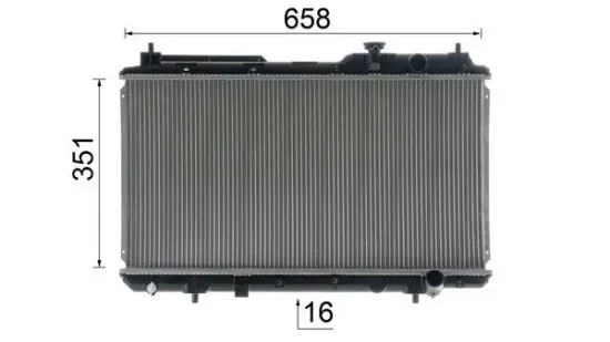 Kühler, Motorkühlung MAHLE CR 1457 000S Bild Kühler, Motorkühlung MAHLE CR 1457 000S