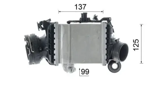 Ladeluftkühler links MAHLE CI 616 000P Bild Ladeluftkühler links MAHLE CI 616 000P