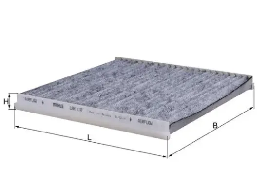 Filter, Innenraumluft MAHLE LAK 131 Bild Filter, Innenraumluft MAHLE LAK 131