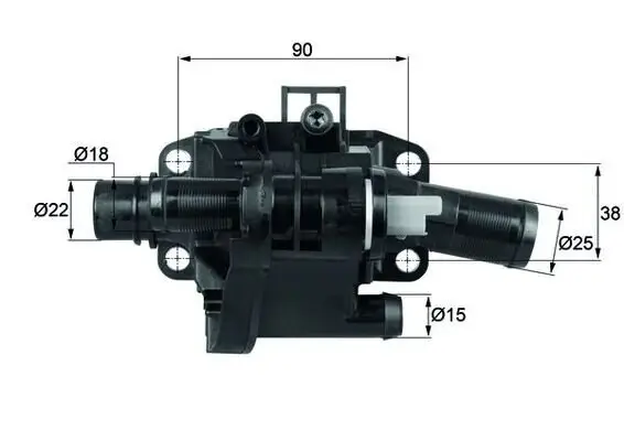 Thermostat, Kühlmittel MAHLE TH 41 83