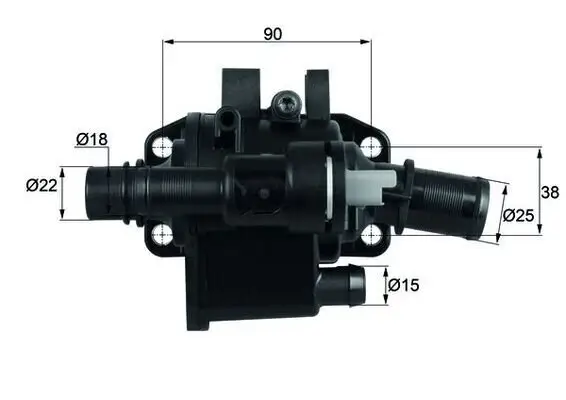 Thermostat, Kühlmittel MAHLE TH 42 83