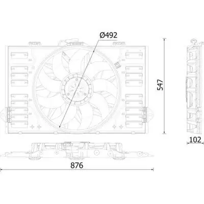 Kühler, Motorkühlung MAHLE CR 1177 000S Bild Kühler, Motorkühlung MAHLE CR 1177 000S