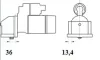 Starter 12 V 1,7 kW MAHLE MS 1081 Bild Starter 12 V 1,7 kW MAHLE MS 1081