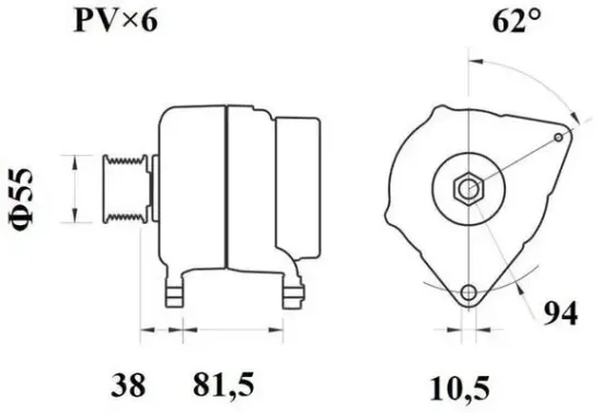 Kompressor, Klimaanlage 12 V MAHLE ACP 545 000P Bild Kompressor, Klimaanlage 12 V MAHLE ACP 545 000P