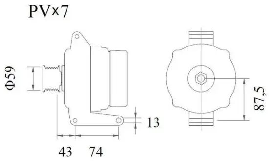 Kompressor, Klimaanlage 12 V MAHLE ACP 545 000P Bild Kompressor, Klimaanlage 12 V MAHLE ACP 545 000P