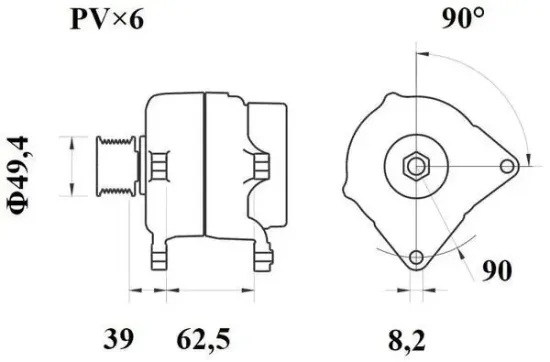 Kompressor, Klimaanlage 12 V MAHLE ACP 545 000P Bild Kompressor, Klimaanlage 12 V MAHLE ACP 545 000P