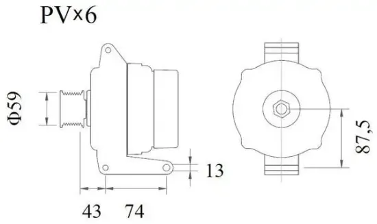 Kompressor, Klimaanlage 12 V MAHLE ACP 545 000P Bild Kompressor, Klimaanlage 12 V MAHLE ACP 545 000P