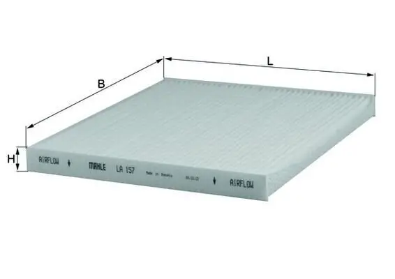 Filter, Innenraumluft MAHLE LA 157