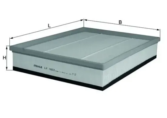 Luftfilter MAHLE LX 1602 Bild Luftfilter MAHLE LX 1602