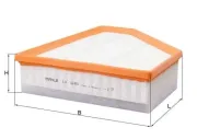 Luftfilter MAHLE LX 1640