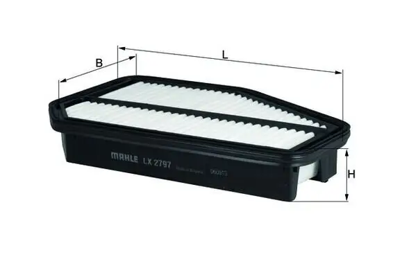 Luftfilter MAHLE LX 2797