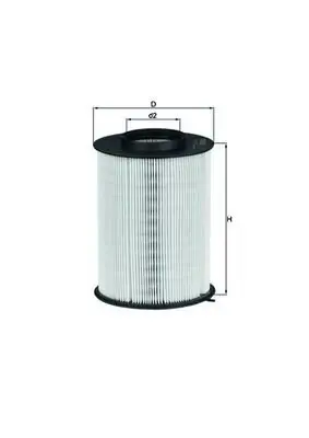 Luftfilter MAHLE LX 1780/3 Bild Luftfilter MAHLE LX 1780/3