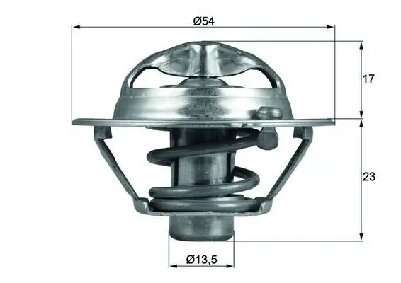 Thermostat, Kühlmittel MAHLE TX 118 82D