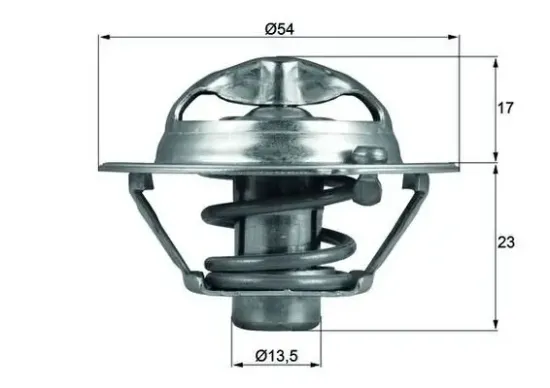 Thermostat, Kühlmittel MAHLE TX 118 82D Bild Thermostat, Kühlmittel MAHLE TX 118 82D