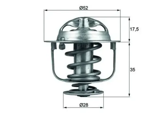 Thermostat, Kühlmittel MAHLE TX 119 82D Bild Thermostat, Kühlmittel MAHLE TX 119 82D