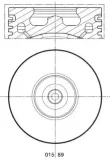 Kolben MAHLE 015 89 00