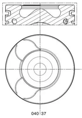 Kolben MAHLE 040 37 00