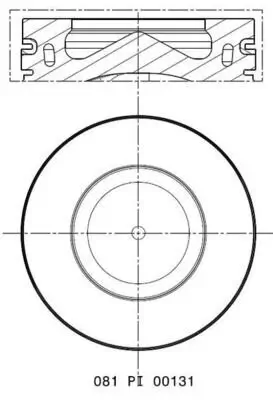 Kolben MAHLE 081 PI 00131 002
