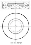 Kolben MAHLE 081 PI 00131 002