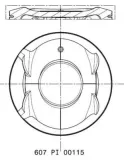 Kolben MAHLE 607 PI 00115 000