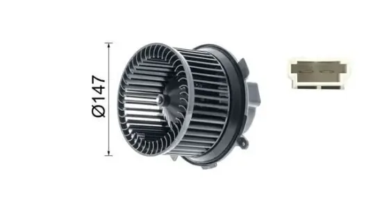 Innenraumgebläse 12 V MAHLE AB 66 000P Bild Innenraumgebläse 12 V MAHLE AB 66 000P