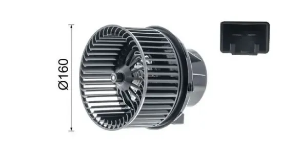 Innenraumgebläse 12 V MAHLE AB 241 000P Bild Innenraumgebläse 12 V MAHLE AB 241 000P