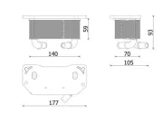 Ölkühler, Motoröl MAHLE CLC 322 000P