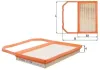 Luftfilter MAHLE LX 3306 Bild Luftfilter MAHLE LX 3306