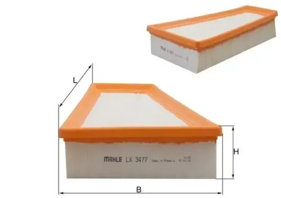 Luftfilter MAHLE LX 3477 Bild Luftfilter MAHLE LX 3477