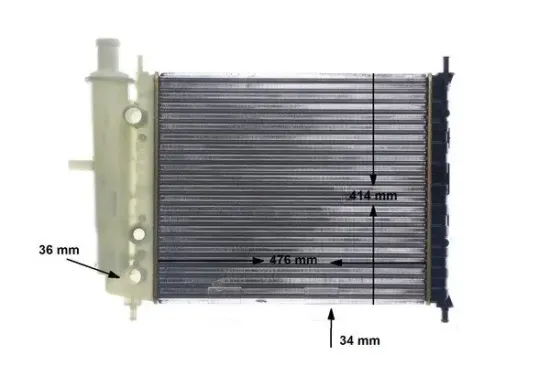 Kühler, Motorkühlung MAHLE CR 598 000S Bild Kühler, Motorkühlung MAHLE CR 598 000S