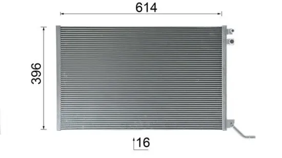 Kühler, Motorkühlung MAHLE CR 2445 000P Bild Kühler, Motorkühlung MAHLE CR 2445 000P