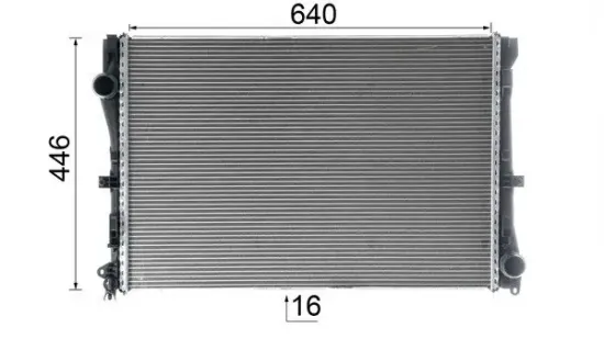 Kühler, Motorkühlung MAHLE CR 2603 000P Bild Kühler, Motorkühlung MAHLE CR 2603 000P