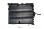 Kondensator, Klimaanlage MAHLE AC 133 000S