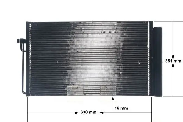 Kondensator, Klimaanlage MAHLE AC 345 000S