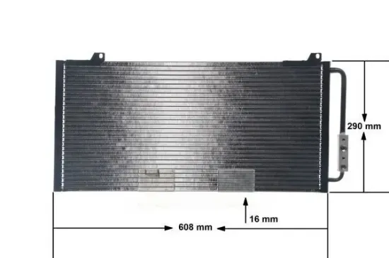 Kondensator, Klimaanlage MAHLE AC 160 000S Bild Kondensator, Klimaanlage MAHLE AC 160 000S