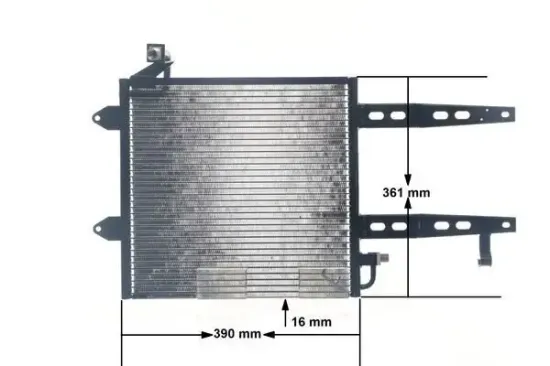 Kondensator, Klimaanlage MAHLE AC 216 000S Bild Kondensator, Klimaanlage MAHLE AC 216 000S