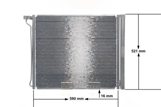 Kondensator, Klimaanlage MAHLE AC 269 000S Bild Kondensator, Klimaanlage MAHLE AC 269 000S