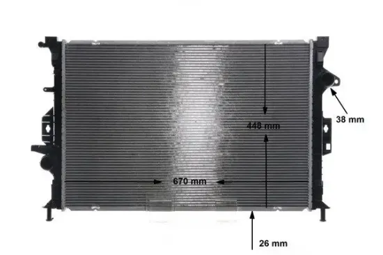 Kühler, Motorkühlung MAHLE CR 815 000S Bild Kühler, Motorkühlung MAHLE CR 815 000S