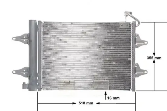 Kondensator, Klimaanlage MAHLE AC 359 000S Bild Kondensator, Klimaanlage MAHLE AC 359 000S