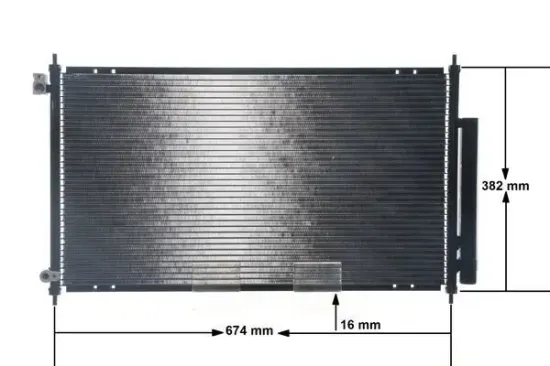 Kondensator, Klimaanlage MAHLE AC 467 001S Bild Kondensator, Klimaanlage MAHLE AC 467 001S