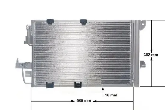 Kondensator, Klimaanlage MAHLE AC 665 000S Bild Kondensator, Klimaanlage MAHLE AC 665 000S