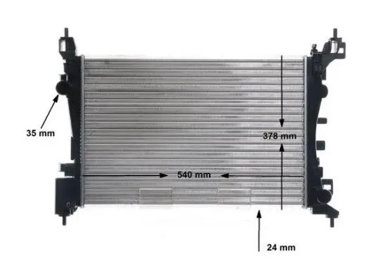 Kühler, Motorkühlung MAHLE CR 1121 000S Bild Kühler, Motorkühlung MAHLE CR 1121 000S