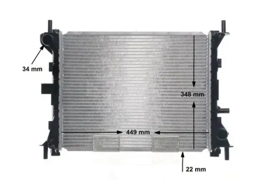 Kühler, Motorkühlung MAHLE CR 1136 000S Bild Kühler, Motorkühlung MAHLE CR 1136 000S