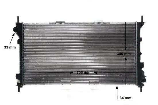 Kühler, Motorkühlung MAHLE CR 1196 000S Bild Kühler, Motorkühlung MAHLE CR 1196 000S