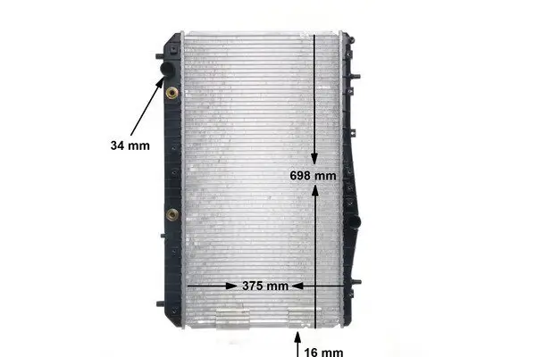 Kühler, Motorkühlung MAHLE CR 1308 000S